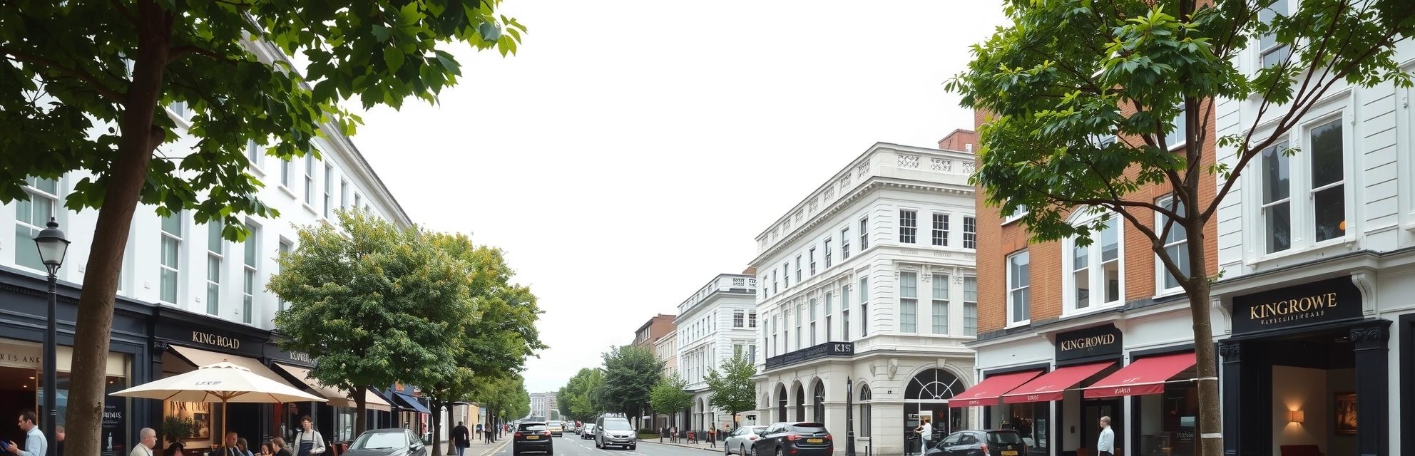 Chelsea office location with King's Road street view